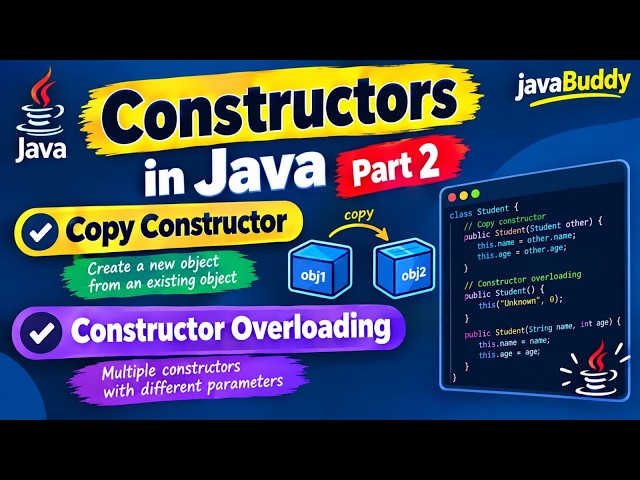 Constructors in Java part 2