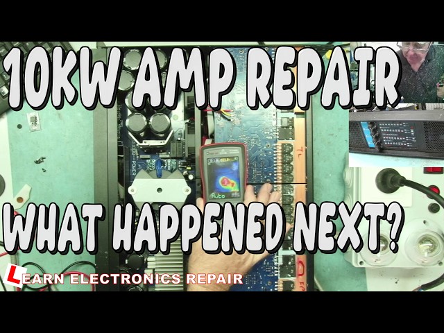 Here is the FP10000Q Amp I Repaired On Friday, Some Of you Guys Asked To See Me Power It Up So....