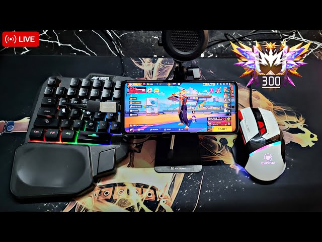 HARAMI IS LIVE with gaming keyboard and mouse ⌨📱🖱