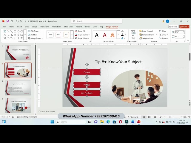 Sam Project B PowerPoint Module 02 Enhancing Presentations with Shapes and SmartArt