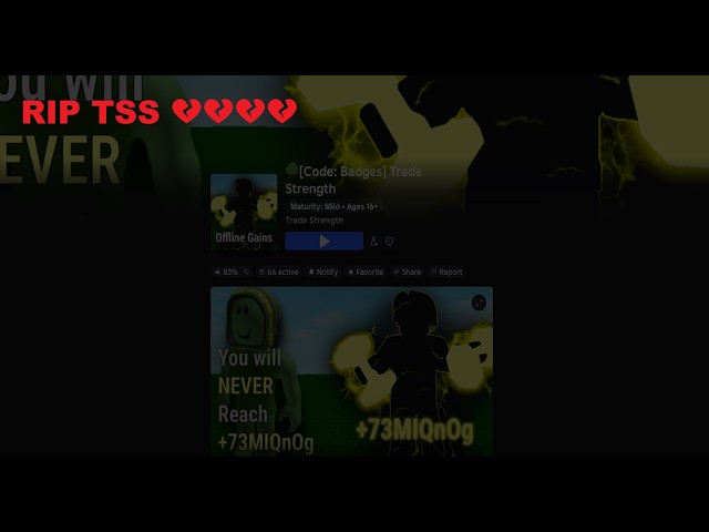 RIP TRADE STRENGTH SIMULATOR [ROBLOX] (final stat reveal)