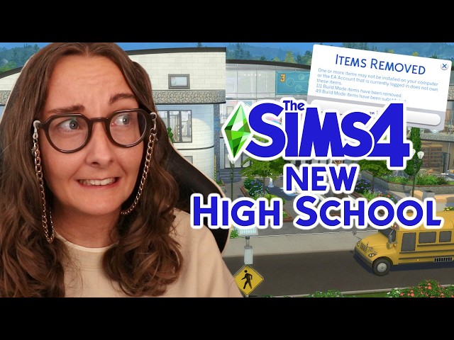 This new High School in Sims 4 Broke My Game...