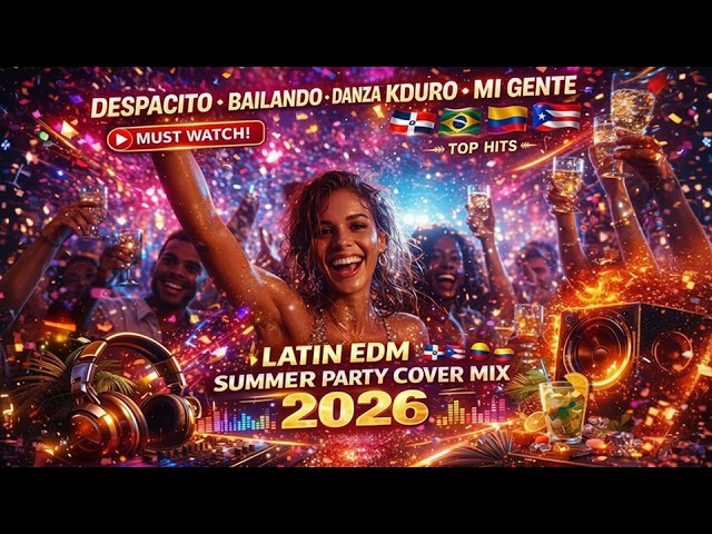 Despacito, Bailando, Danza Kuduro, Vivir mi Vida, Mi Gente | Latin EDM Summer Party Cover Mix 2025