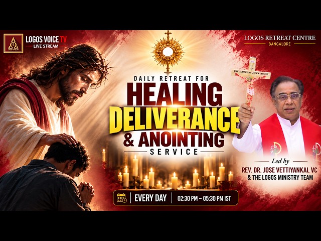 Daily Retreat for Healing, Deliverance and Anointing | 04 - October - 2026  | Logos Retreat Centre