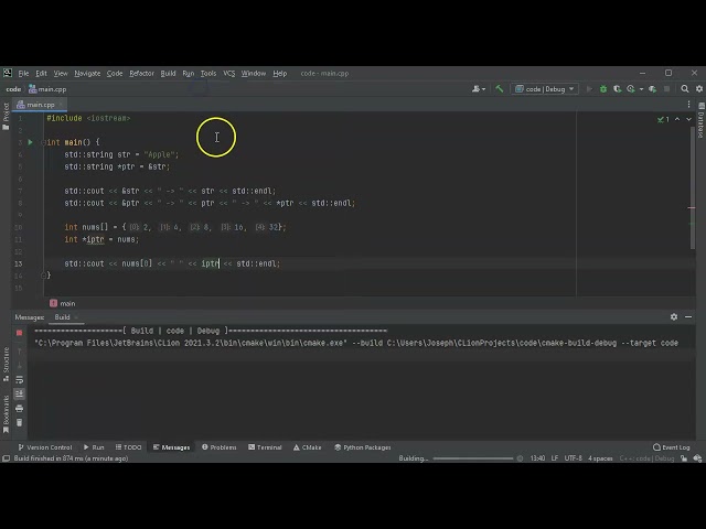 Introduction to pointers in C++