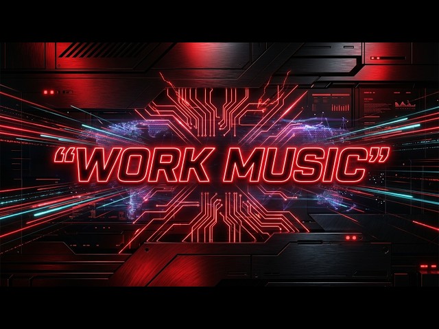 Deep Electronic Music for Work | Futuristic Cyber Garage Mix for Deep Focus, Productivity & Late Nig