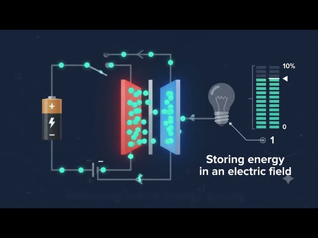 Learn Capacitors in 2 Minutes ⚡ Animated Electronics TutorialCapacitors Explained | Types, Uses
