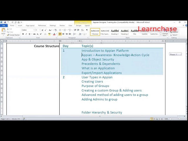 APPIAN DEMO