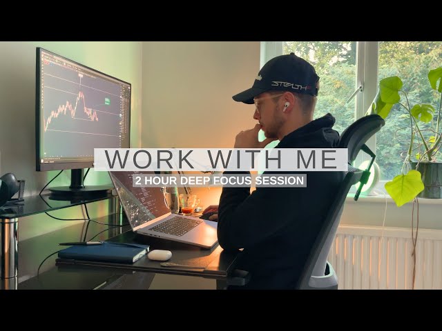 Work With Me | 2 Hour Pomodoro Focus & Study Session With Productivity Lo-Fi Playlist | 50-10-50