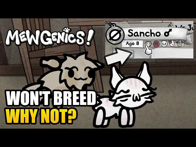 Mewgenics: Why cat's won't breed? How to tell if cats are compatible