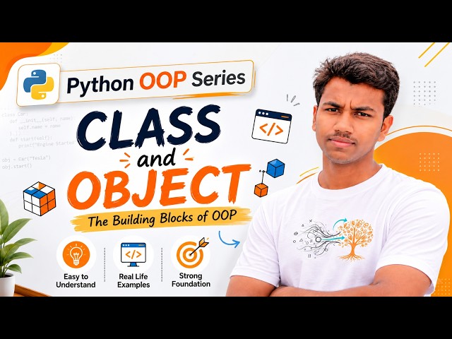Classes & Objects for Beginners|Learn Python OOP in Tamil