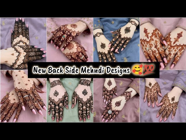 Mehndi Design | Easy Mehndi Designs for Hands | Front Hand Mehndi Design | Back Side Mehndi Design 😍