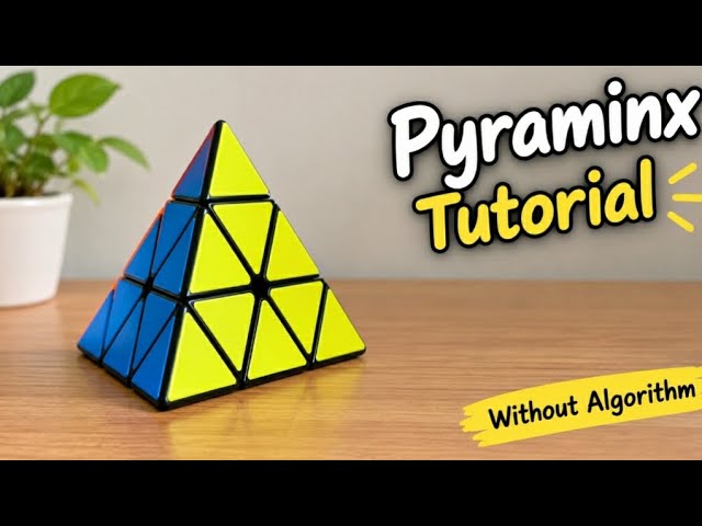 Full tutorial of piraminx cube without algorithm😎#cube #tutorial #piraminx#video#puzzle 