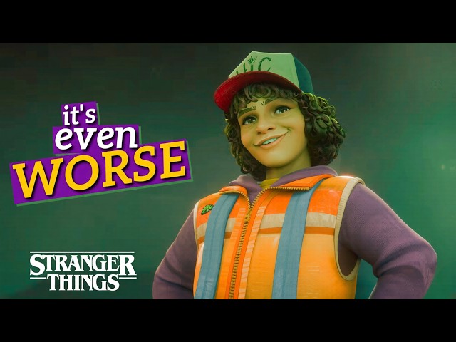 the Stranger Things animated show S2 is a MESS
