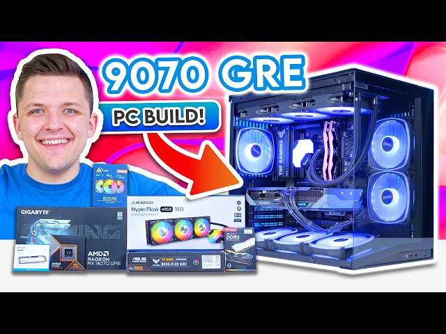 Building an RX 9070 GRE Gaming PC! 👀 [Is AMD's Latest GPU Worth It?]