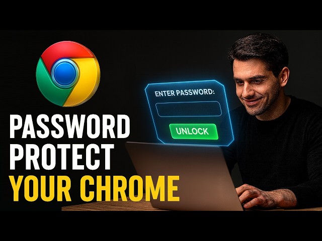 How to set password on google chrome | Chrome browser par password kaise lagaye