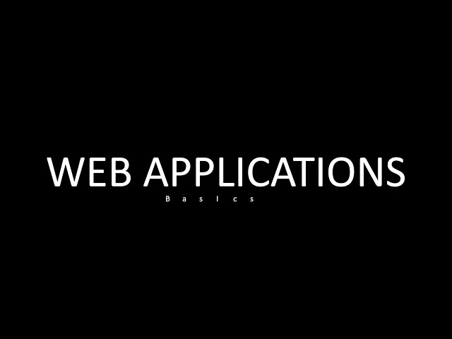 Web Applications Basics| Sinhala |