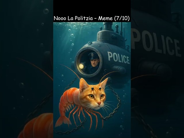 🚨👮‍♂️ Nooo La Polizia  – Original Audio | #brainrot #memes #tiktok