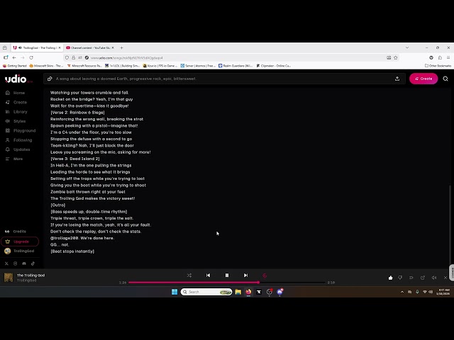 Triple Threat - BY The Trolling God (Vocals)