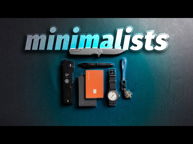 I bought the most MINIMALIST Gadgets ever