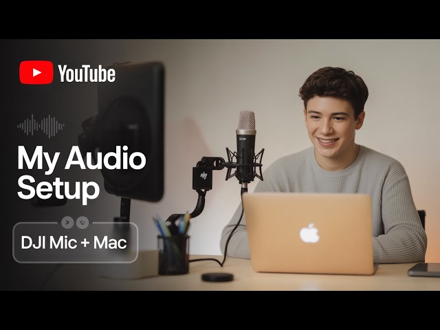 How I Use DJI Mic with MacBook (Setup for Recording) 🎤