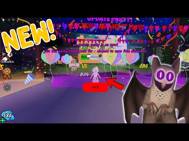 UPDATE PARTY in 99 Nights in the Forest🥳| ROBLOX