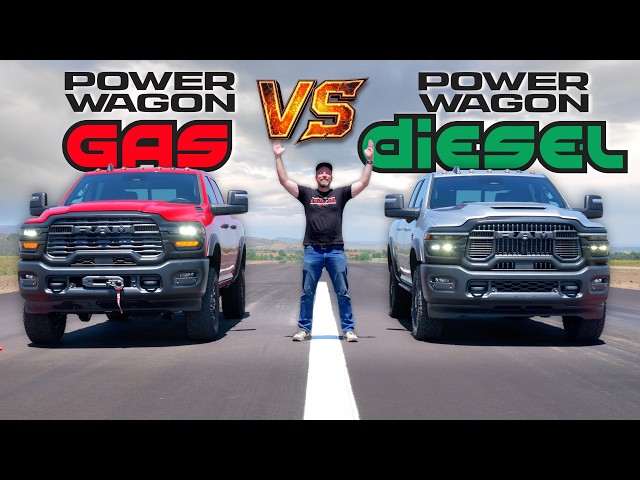 Hemi vs Cummins Drag Race: The Diesel Ram Power Wagon Is All New, But Is It Faster Than the Hemi V8?