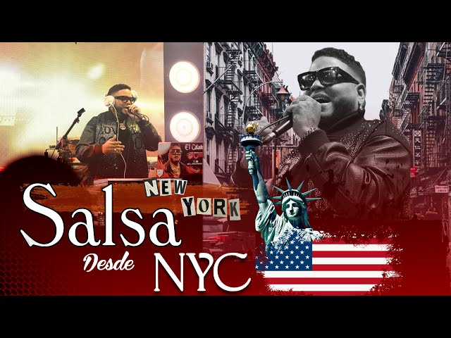 SALSA DESDE NY 🇺🇸 🗽 EN VIVO DJ JOE CATADOR  CON IMAGENES DEL USA TOURS