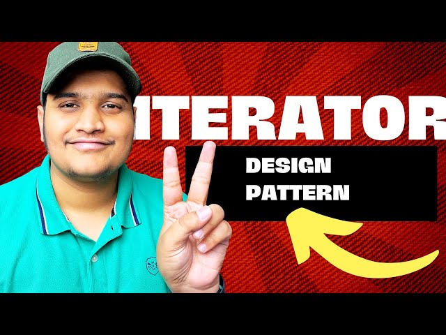 Iterator Design Pattern in detail | Interview Question