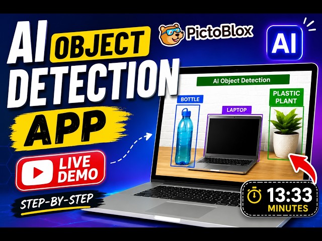 Object Detection in PictoBlox | AI Project for Beginners | Step-by-Step Tutorial