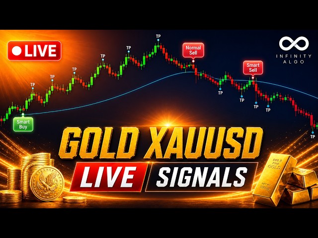 🔴 LIVE Gold XAUUSD Trading Signals | 5-Min Chart 24/7