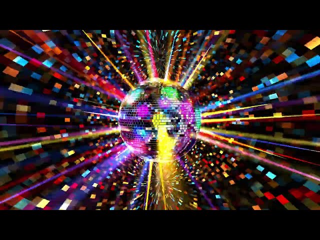 10 Hours 4K Colorful Disco Ball Spinning | Background Party