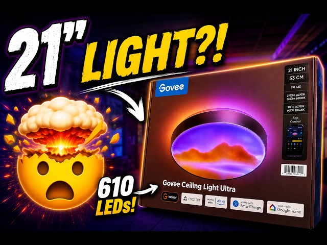 21" Smart Ceiling Light?! This Thing Is Huge🤯