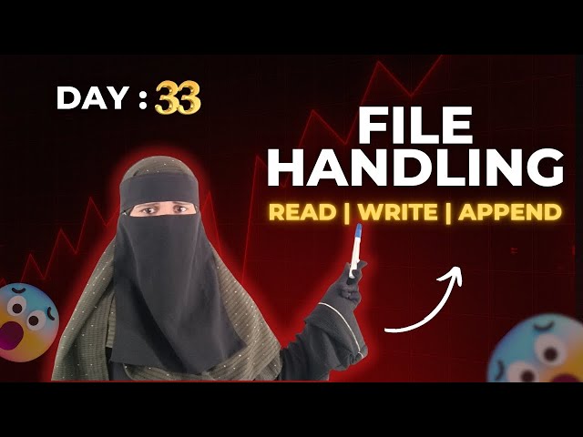 File Handling Concept in Python 🔥 | Read, Write & Append | Beginner Friendly