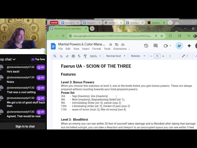 Unearthed Arcana - Mystic Subclasses - Converting to MtG Color Mana - 3