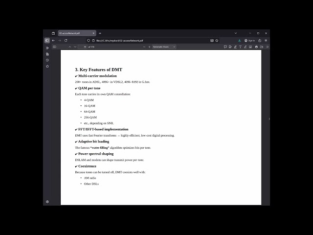 07 accessNetwork - Trellis-Coded Modulation and DMT in xDSL