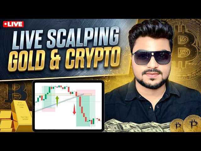 🔴 LIVE GOLD TRADING | XAUUSD LIVE | BTC LIVE | #priceaction #goldtrading #livetrading