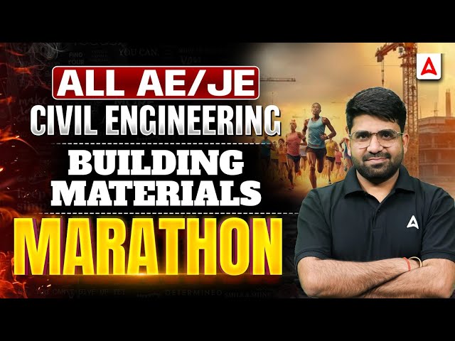 Building Materials Marathon Class 🔥 | Complete Syllabus for AE JE Civil Engineering | By Pramod Sir
