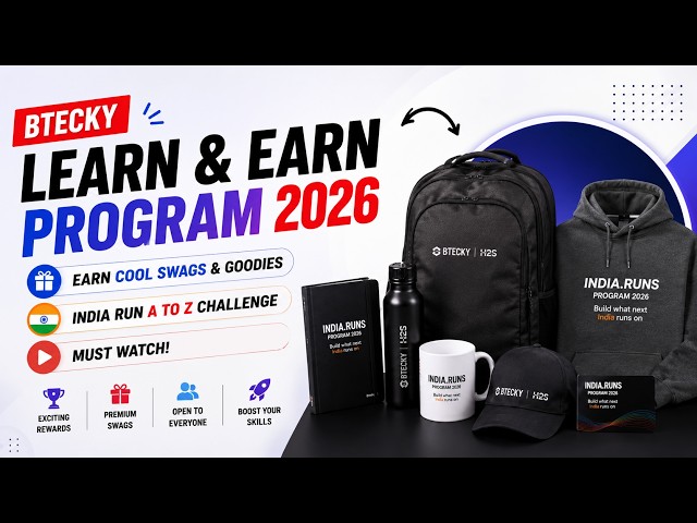 Hack2Skill Learn & Earn Program 2026 || Free Swags & Goodies || Redrob AI & India Runs || Hurry Up