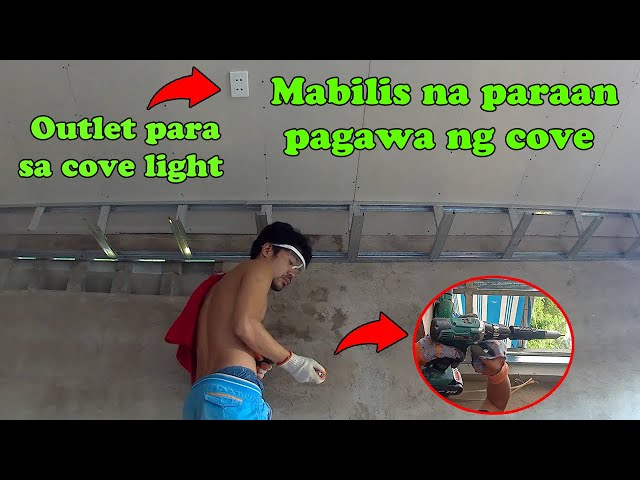 Mabilis at matipid na paraan pagawa ng cove ceiling | ceiling design | cove light