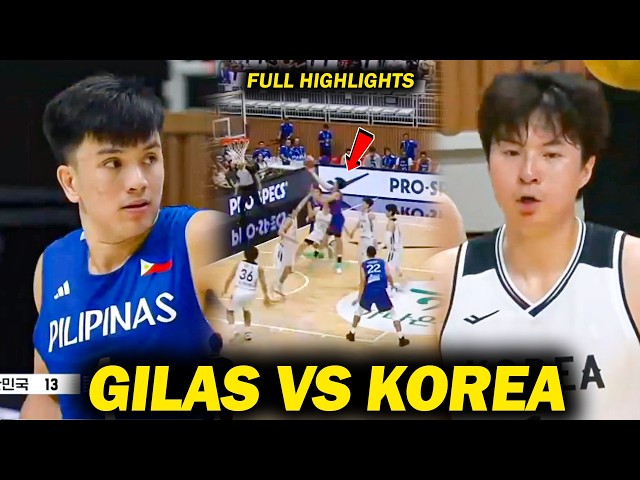 GILAS VS KOREA! Pakitang Gilas Agad si Nocum! Uminit si Baltazar! Nagpa-ulan ng Tres ang Korea!