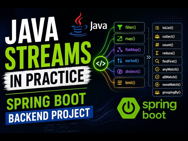 Java Streams in Practice | Spring Boot Backend Project #java #javastreams #springboot