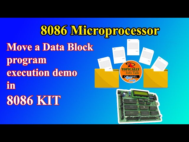 Microprocessor MOVE A DATA BLOCK WITHOUT OVERLAP program execution in 8086 KIT| Topically MPMC