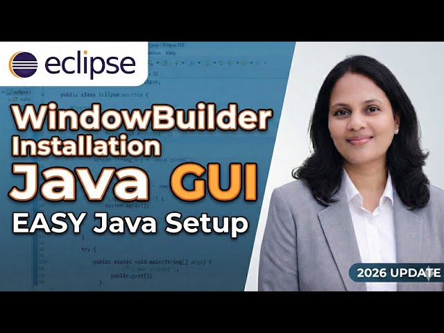 How to Install WindowBuilder in Eclipse (2026) | Easy GUI Setup