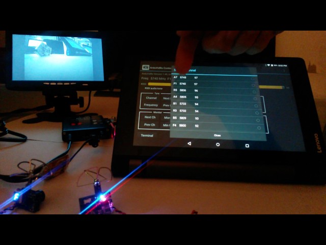 ArduVidRx and Controller Android App Demo