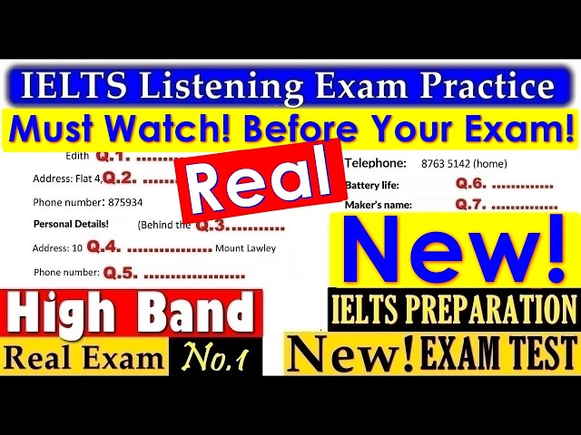 IELTS LISTENING PRACTICE TEST 2026 WITH ANSWERS | 02.08.2026
