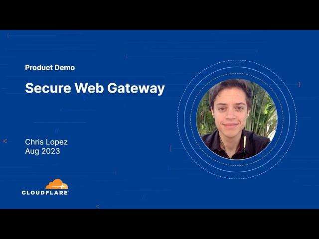 Secure Web Gateway (SWG) Demo - Securely route and inspect traffic with Cloudflare SWG