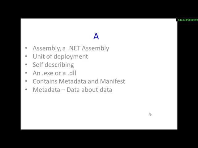 ABC of .NET Part1