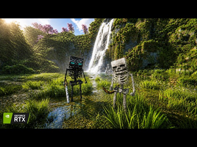 MINECRAFT ULTRA REALISTIC with EVERYTHING MAXED OUT 😳 | DERIVATIVE SHADER + PATRIX X128
