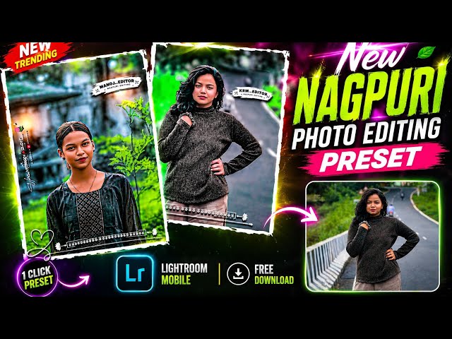 🔥 Trending Nagpuri Photo Editing 2026 | HD Photo Editing in Lightroom | One Click Preset😲